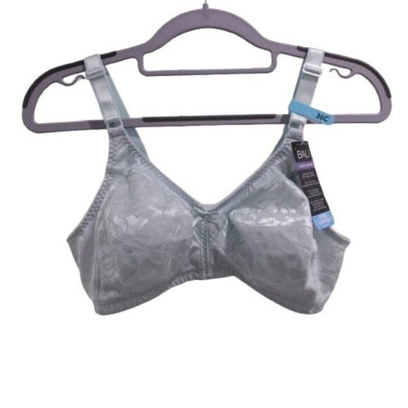NEW Bali Double Support Spa Closure Wireless Bra Aqua Size 36C 3372 - Picture 1 of 5